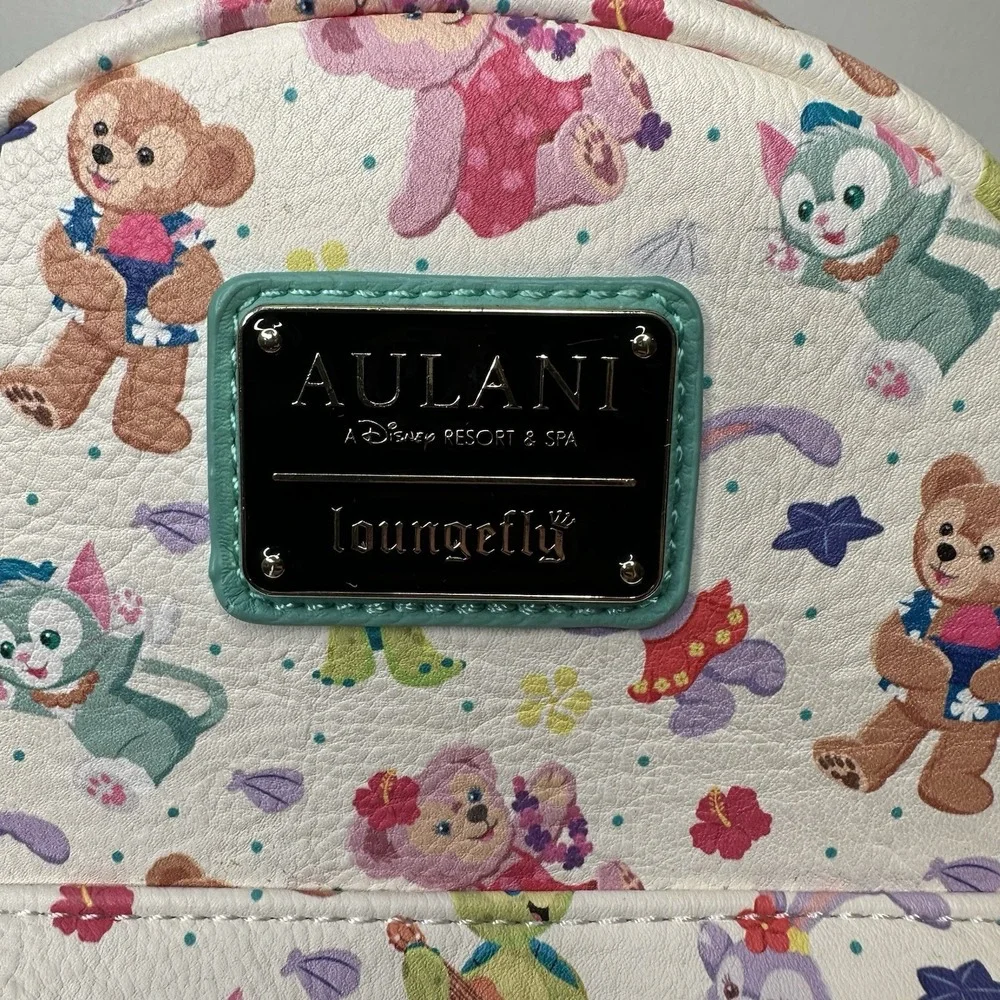 Loungefly Aulani Duffy and Friends Backpack Disney Resort Spa Parks Keychain